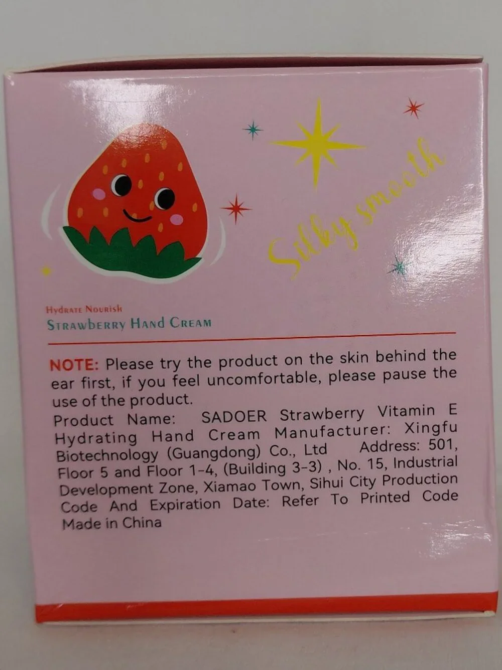 Sadoer -  Hydrate Nourish Hand Cream - Strawberry